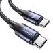 Кабель Usams US-SJ524 U71 Type-C To Type-C 100W PD Fast Charging & Data Cable 1.2m black (SJ524USB01) 52360 фото 5