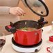 Кастрюля-cкороварка Xiaomi HuoHou Stainless Steel Enamel Micro Pressure Cooker (Red) (HU0160) 50370 фото 4