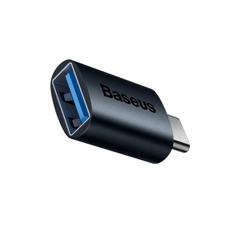 Адаптер Baseus Ingenuity Series Mini OTG Adaptor Type-C to USB-A 3.1 Blue (ZJJQ000003) 40133 фото