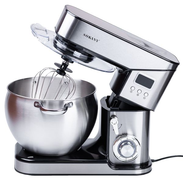 Міксер планетарний Sokany SC-623E Stand Mixer 10 л 2000W блендер міксер 2078132694 фото