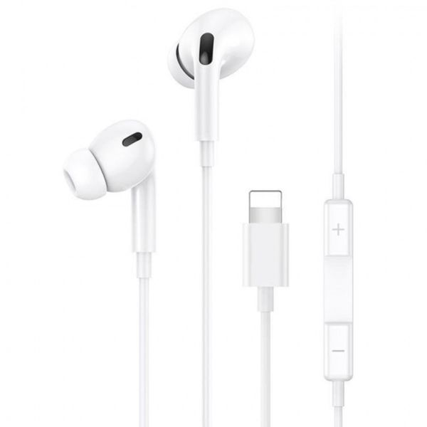 Наушники Usams SJ453 EP-41 Lightning In-ear Earphone 1.2m White (SJ453HS01) 14264 фото