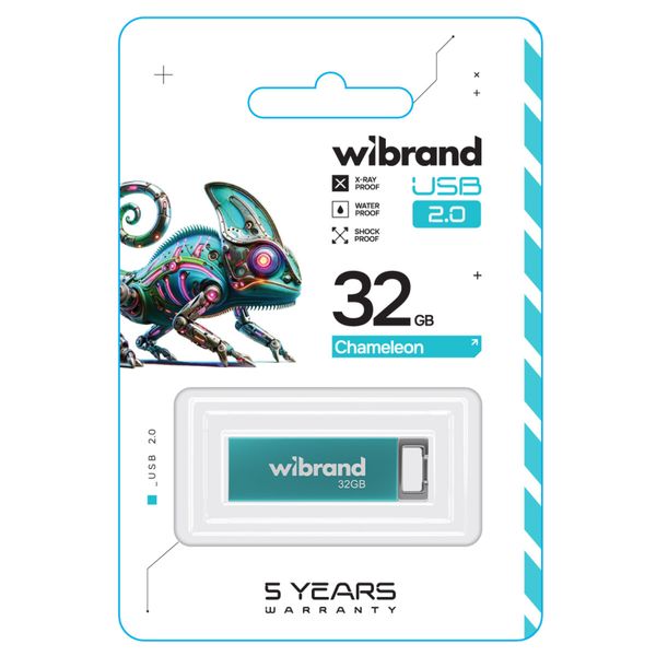 Flash Wibrand USB 2.0 Chameleon 32Gb Light blue (WI2.0/CH32U6LU) 50716 фото