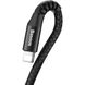 Кабель Baseus Fish eye Spring Data Cable Lightning 1m Black (CALSR-01) 49341 фото 3