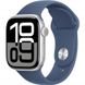 Apple Watch Series 10 42mm (GPS) Silver Aluminium Case with Denim Sport Band - S/M (MWWA3QH/A) 1004920 фото 1