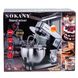 Міксер планетарний Sokany SC-623E Stand Mixer 10 л 2000W блендер міксер 2078132694 фото 8