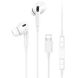 Наушники Usams SJ453 EP-41 Lightning In-ear Earphone 1.2m White (SJ453HS01) 14264 фото 1