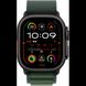 Apple Watch Ultra 2 (2024) 49mm (GPS+LTE) Black Titanium Case з Dark Green Alpine Loop - Large (MX4T3UL/A) 1005125 фото 2