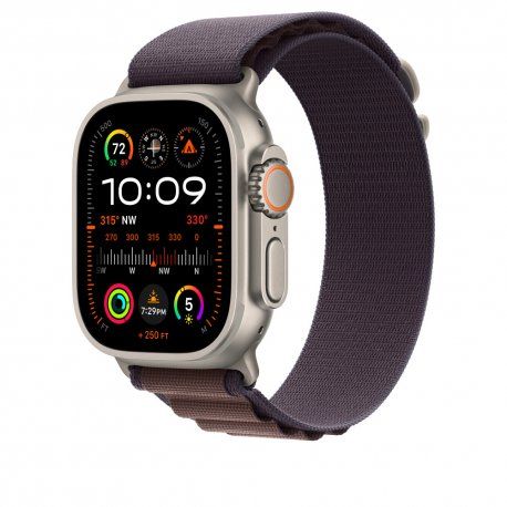 Ремінець Alpine Loop Band для Apple Watch 49mm Indigo - Medium (MT5Q3) 00000046359 фото