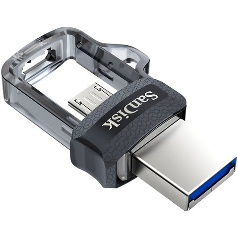 Flash SanDisk USB 3.0 Ultra Dual Drive OTG M3.0 32Gb (150 Mb/s) (SDDD3-032G-G46) 8938 фото