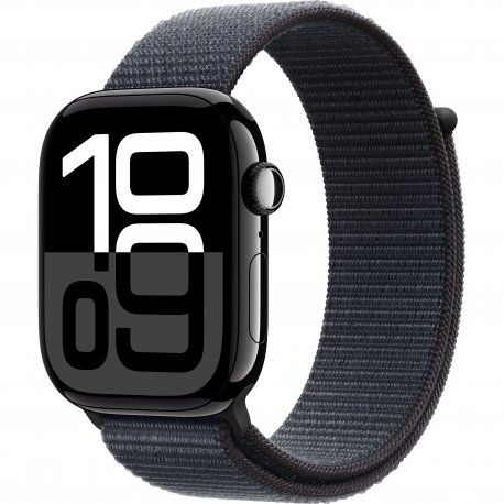 Apple Watch Series 10 46mm (GPS) Jet Black Aluminium Case with Ink Sport Loop (MWWR3QH/A) 1004913 фото