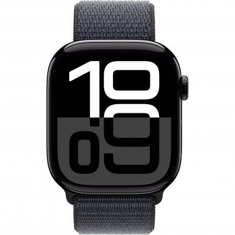 Apple Watch Series 10 46mm (GPS) Jet Black Aluminium Case with Ink Sport Loop (MWWR3QH/A) 1004913 фото