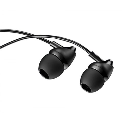 Наушники Usams EP-39 In-ear Plastic Earphone 1.2M Black (HSEP3901) 14266 фото