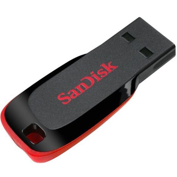 Flash SanDisk USB 2.0 Cruzer Blade 16Gb Black/Red (SDCZ50-016G-B35) 8766 фото