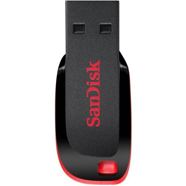 Flash SanDisk USB 2.0 Cruzer Blade 16Gb Black/Red (SDCZ50-016G-B35) 8766 фото