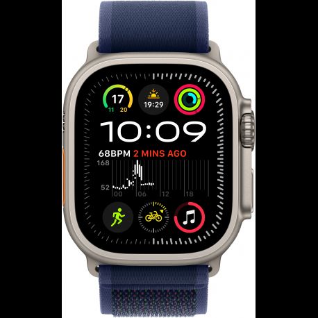 Apple Watch Ultra 2 (2024) 49mm (GPS+LTE) Natural Titanium Case з Blue Trail Loop – M/L (MX4L3UL/A) 1005128 фото