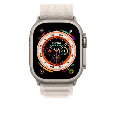 Ремінець Alpine Loop Band для Apple Watch 49mm Starlight - Medium (MQE63) 00000039721 фото