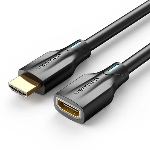 Кабель Удлинитель Vention HDMI Extension Cable 8K 1.5M Black (AHBBG) (AHBBG) 49791 фото