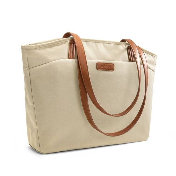 Сумка Tomtoc TheHer-T23 Laptop Tote Bag Khaki 16 Inch/18L (T23L1Y1) (T23L1Y1) 49562 фото