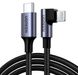 Кабель UGREEN US305 USB-C to Lightning Angled Cable Aluminum Shell Braided 1m(UGR-60763) (UGR-60763) 50180 фото 1