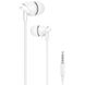 Наушники Usams EP-39 In-ear Plastic Earphone 1.2M White (HSEP3902) 14267 фото 3