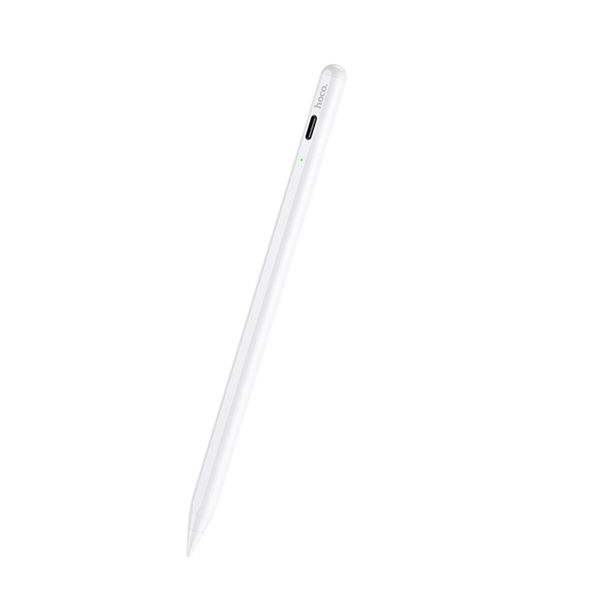 Стилус HOCO GM102 Smooth series active anti-mistake touch capacitive pen для iPAD White (6931474761170) 24825 фото