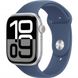 Apple Watch Series 10 46mm (GPS) Silver Aluminium Case with Denim Sport Band - M/L (MWWM3QH/A) 1004914 фото 1