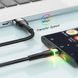 Кабель Essager Colorful LED USB Cable Fast Charging 3A USB-A to Type C 2m black (EXCT-XCDA01) (EXCT-XCDA01) 44907 фото 6