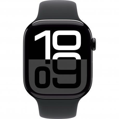 Apple Watch Series 10 46mm (GPS+LTE) Jet Black Aluminium Case with Black Sport Band - M/L (MWY43) 1004802 фото