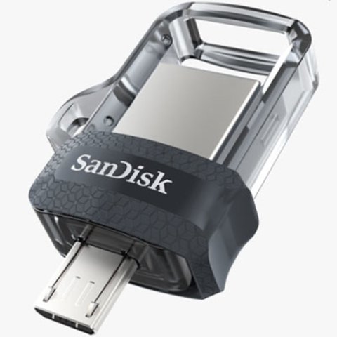 Flash SanDisk USB 3.0 Ultra Dual OTG 64Gb (150 Mb/s) (SDDD3-064G-G46) 9344 фото