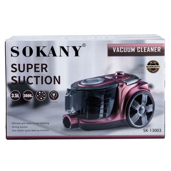 Пилосос ручний Sokany Super Suction 3,5 л пилосос ручний для дому 2079350202 фото