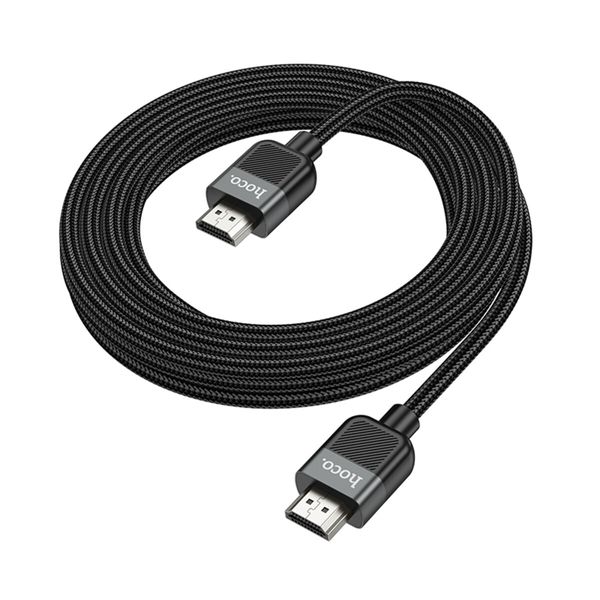 Кабель HOCO US09 Cutting-edge HDTV 2.0 4K HD data cable(L=3M) Black (6942007608978 ) 49047 фото