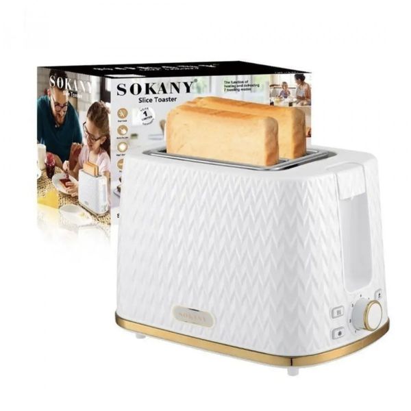 Тостер Sokany SK-034 Slice Toaster 780W тостерниця 1895255808 фото