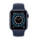 Apple Watch Series 6 40mm (GPS+LTE) Blue Aluminum Case with Deep Navy Sport Band (M06Q3/M02R3) 00000031481-001 фото 2