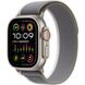 Apple Watch Ultra 2 49mm (GPS+LTE) Titanium Case with Green/Gray Trail Loop - S/M (MRF33) 00000044581-001 фото 1