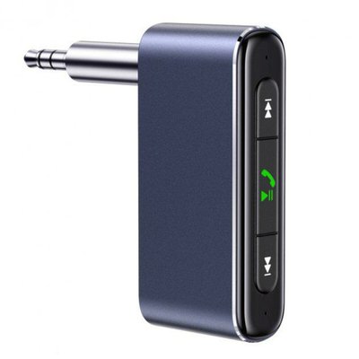 Bluetooth ресивер Usams US-SJ519 3.5DC Mini Car Wireless Audio Receiver BT5.0 Grey (SJ519JSQ01) 15146 фото