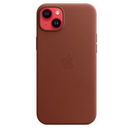 Чохол Apple iPhone 14 Plus Leather Case with MagSafe Umber (MPPD3) 00000037605 фото