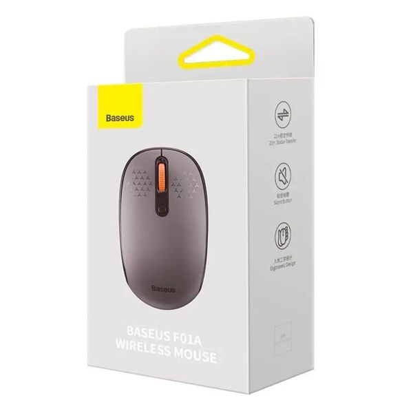 Манипулятор мышь беспроводная Baseus F01A Wireless Mouse Frosted Gray (B01055502833-00) 45541 фото