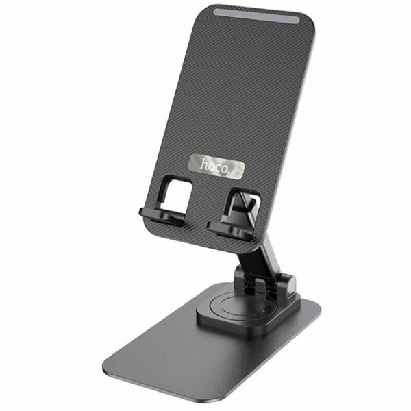 Тримач для мобільного HOCO PH50 Ivey folding rotatable desktop holder Black (6931474782861) 40162 фото