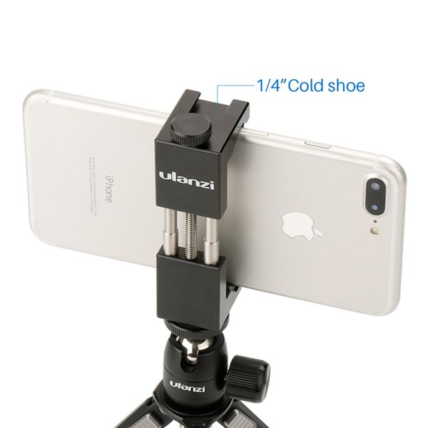 Тримач для телефону Ulanzi Vijim Iron Man II Phone Tripod Mount Black (UV-0505 ST-02) (UV-0505) 45602 фото