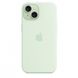 Чохол Apple iPhone 15 Silicone Case with MagSafe Soft Mint (MWNC3) 00000047354 фото 4