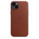 Чохол Apple iPhone 14 Plus Leather Case with MagSafe Umber (MPPD3) 00000037605 фото 2