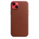 Чохол Apple iPhone 14 Plus Leather Case with MagSafe Umber (MPPD3) 00000037605 фото 4