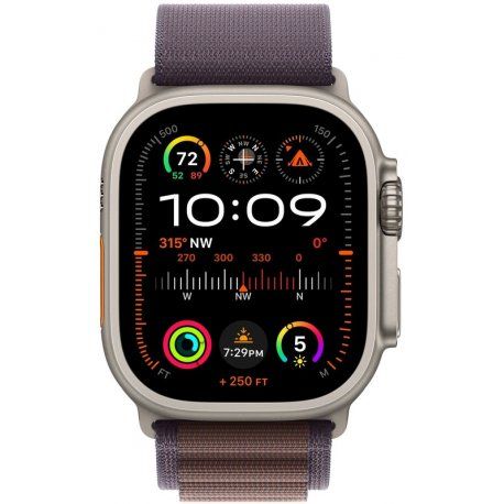 Apple Watch Ultra 2 49mm (GPS+LTE) Titanium Case with Indigo Alpine Loop - Medium (MRET3) 00000044049-001 фото