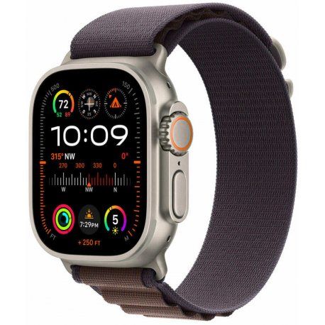 Apple Watch Ultra 2 49mm (GPS+LTE) Titanium Case with Indigo Alpine Loop - Medium (MRET3) 00000044049-001 фото