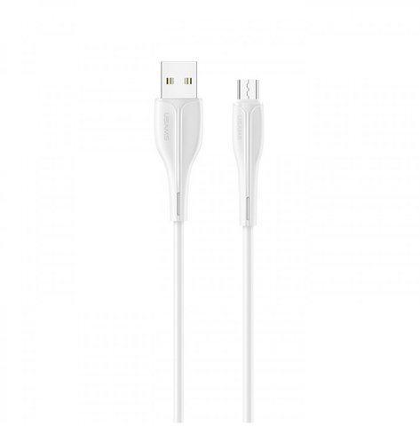 Кабель Usams US-SJ373 U38 Micro Charging and Data Cable 1m White (SJ373USB02) 22510 фото