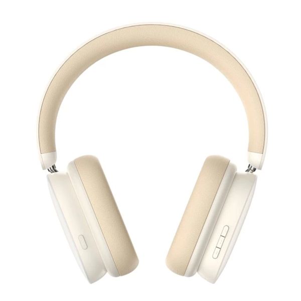 Наушники Baseus Bowie H1 Noise-Cancelling Wireless Headphones Rice White (NGTW230002) 22152 фото