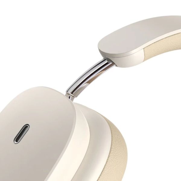 Наушники Baseus Bowie H1 Noise-Cancelling Wireless Headphones Rice White (NGTW230002) 22152 фото