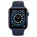 Apple Watch Series 6 44mm (GPS) Blue Aluminum Case with Deep Navy Sport Band (M00J3UL/A) 00000029294-001 фото 2