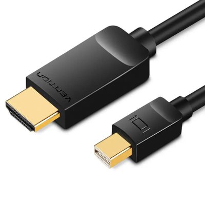 Кабель Vention 4K Mini DisplayPort to HDMI Cable 1.5M Black (HAHBG) (HAHBG) 47963 фото