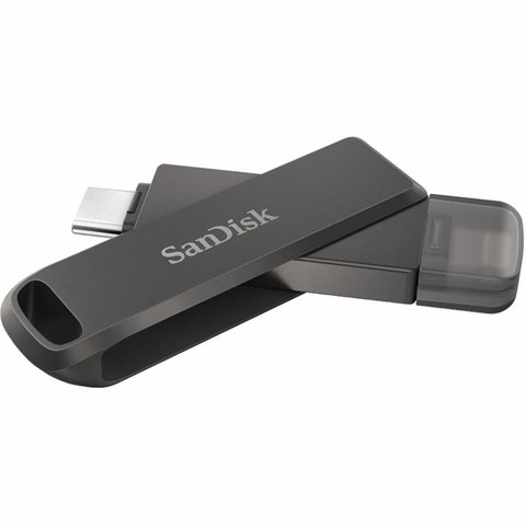 Flash SanDisk USB 3.1 iXpand Luxe 64Gb Type-C/Lightning Apple (SDIX70N-064G-GN6NN) 13704 фото